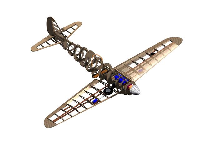 Short Kit Dewoitine 550 1410mm