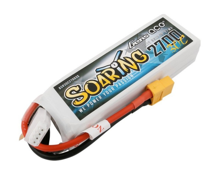 Accu Lipo 2700mAh 3s 30C Gens Ace Lipo 3S (11,1V)