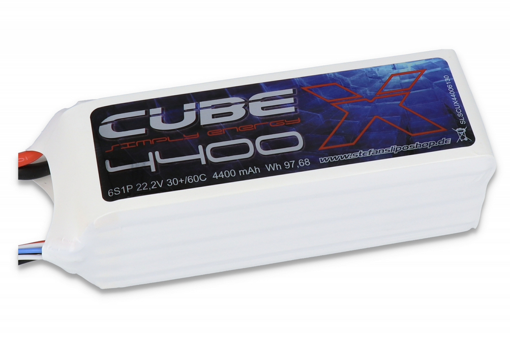 Accu Lipo 4400mAh 6S 30/60C SLS X CUBE