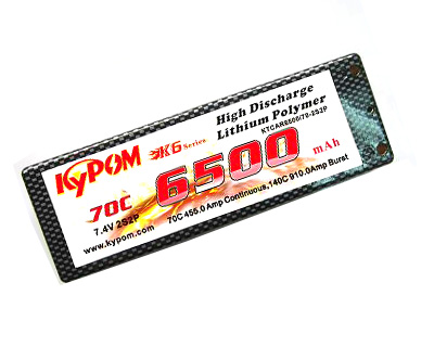 Accu lipo Hard Case 6500mAh 3S 70C KYPOM