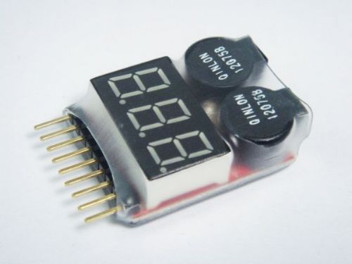 BUZZER ET CONTROLEUR DE TENSION LIPO 1 A 8S
