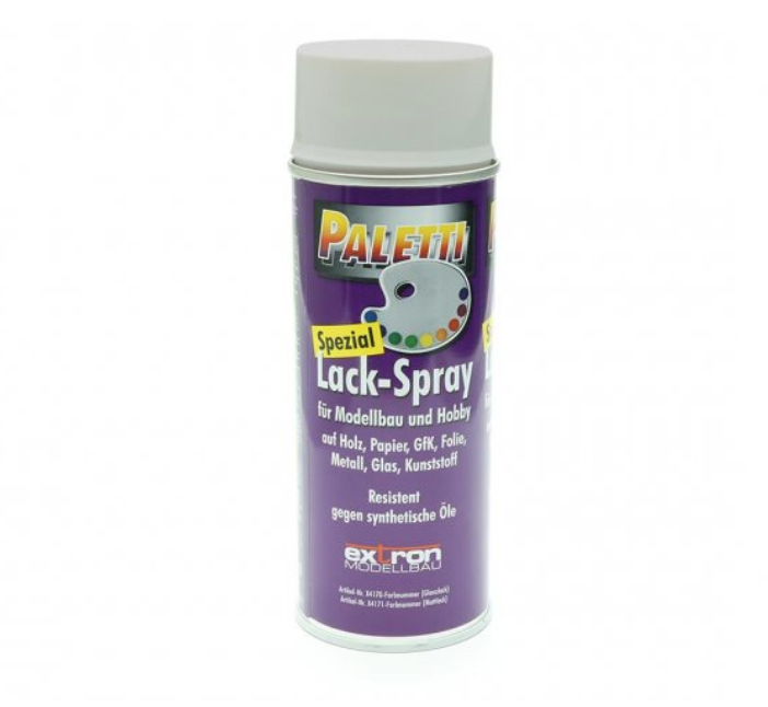Bombe de peinture Gris Clair 400ml Paletti  Peinture
