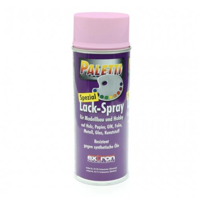 Bombe de peinture Rose 400ml Paletti Peinture