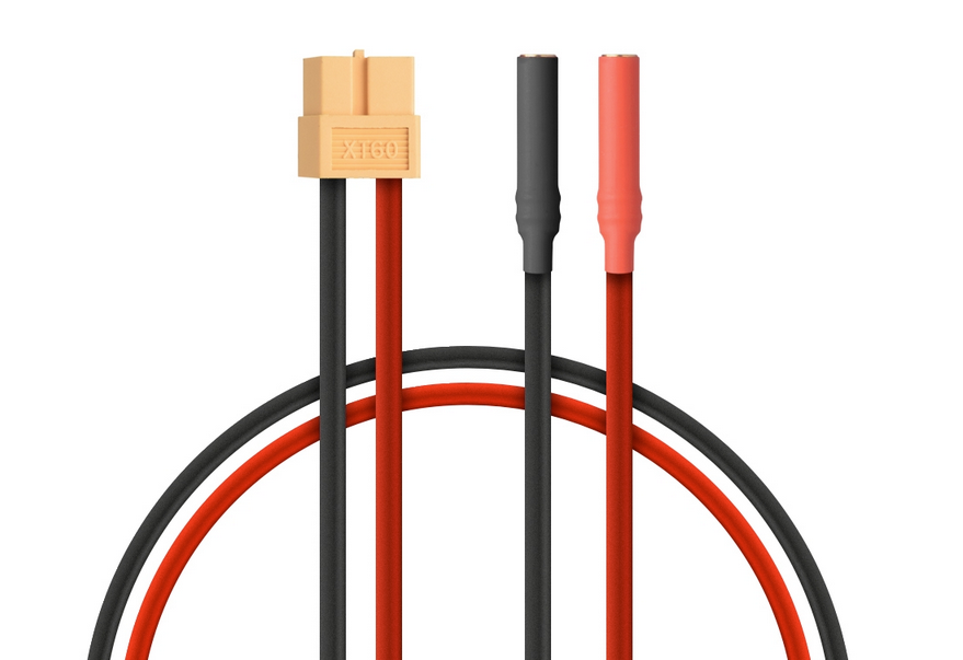 Cable de charge XT60 vers Pk 4mm femelle