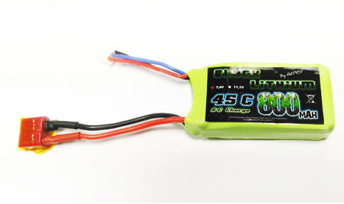 Accu lipo Black Lithium 800mAh 2s 45c