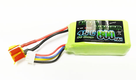 Accu lipo Black Lithium 800mAh 3s 45c