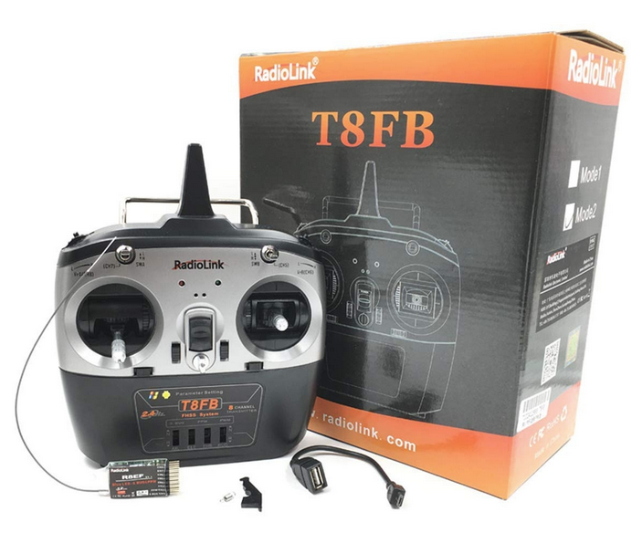 Radio T8FB 8 voies + récepteur R8EF 