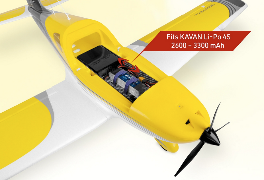 Bristell B23 1600mm Jaune PNP Kavan  Voltige