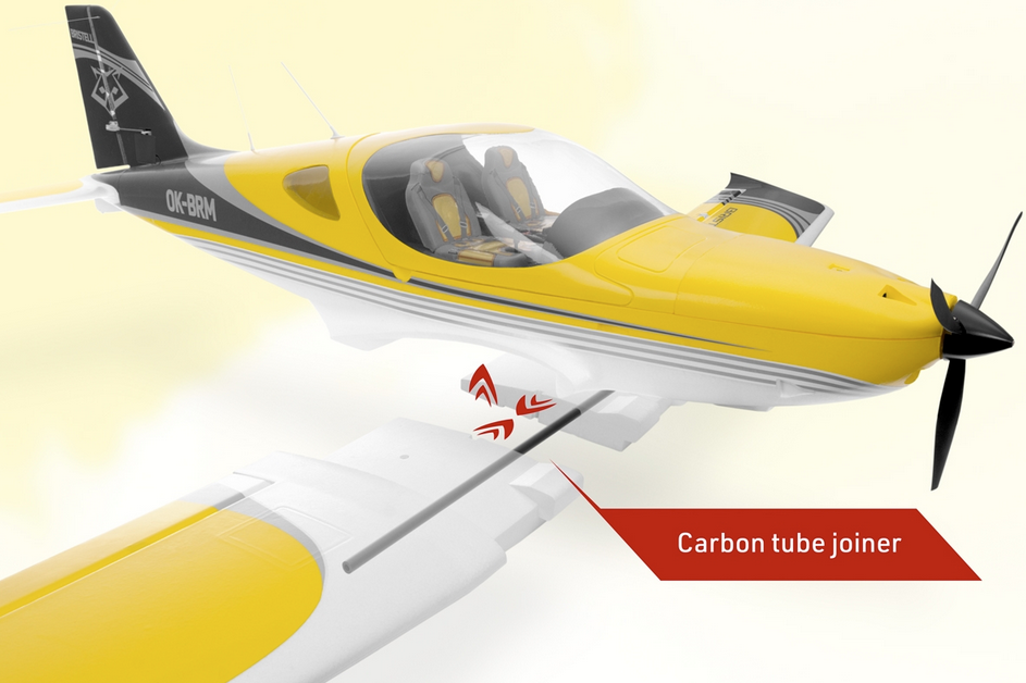 Bristell B23 1600mm Jaune PNP Kavan  Voltige