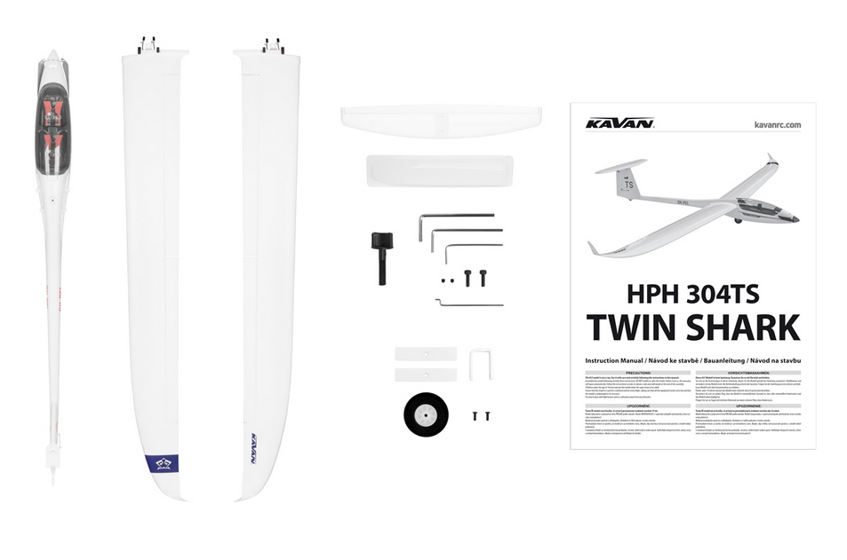 Motoplaneur TwinShark 2700 mm Kavan Planeurs