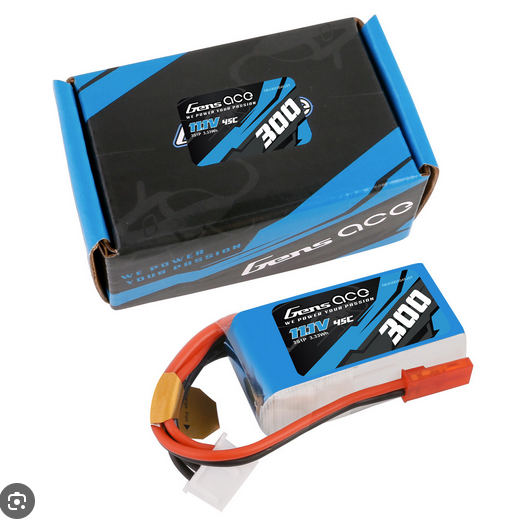 Accu Lipo 300mAh 3s 45C Gens Ace