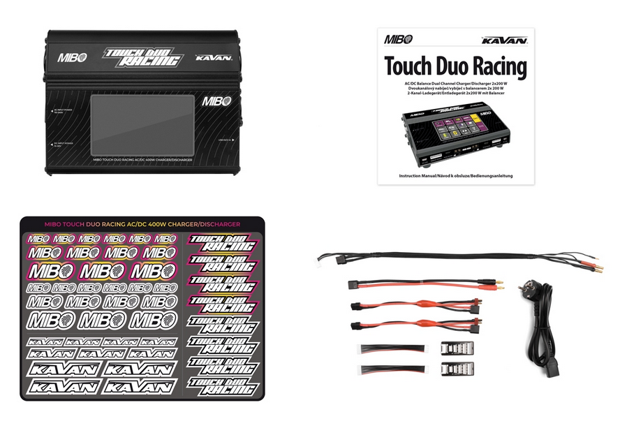 Chargeur Mibo Touch Duo Racing 400W AC/DC Chargeurs
