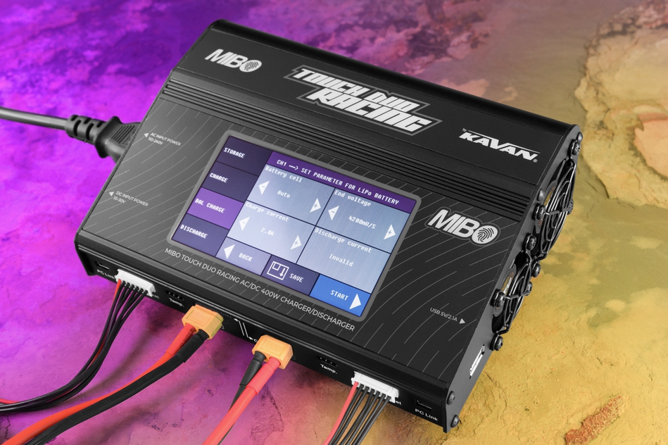 Chargeur Mibo Touch Duo Racing 400W AC/DC Chargeurs