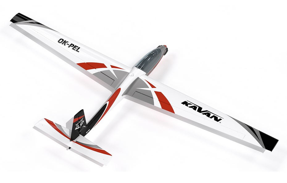 Planeur Swift S1 2400mm PNP Rouge Kavan Planeurs