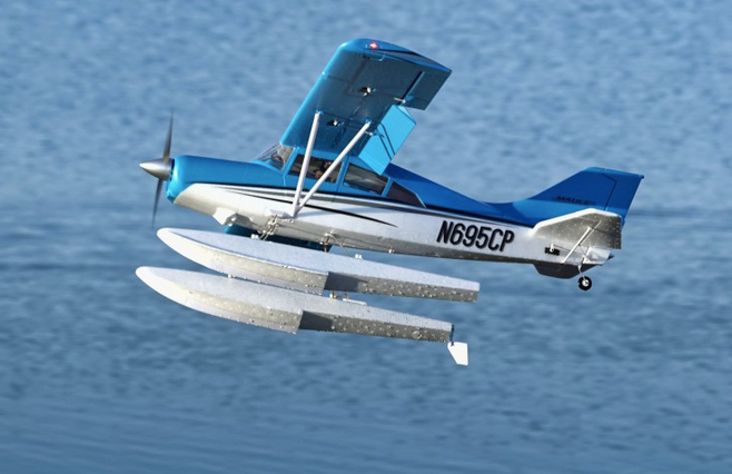 Maule 1500mm PNP FMS avec gyro et flotteurs Débutant / Trainer
