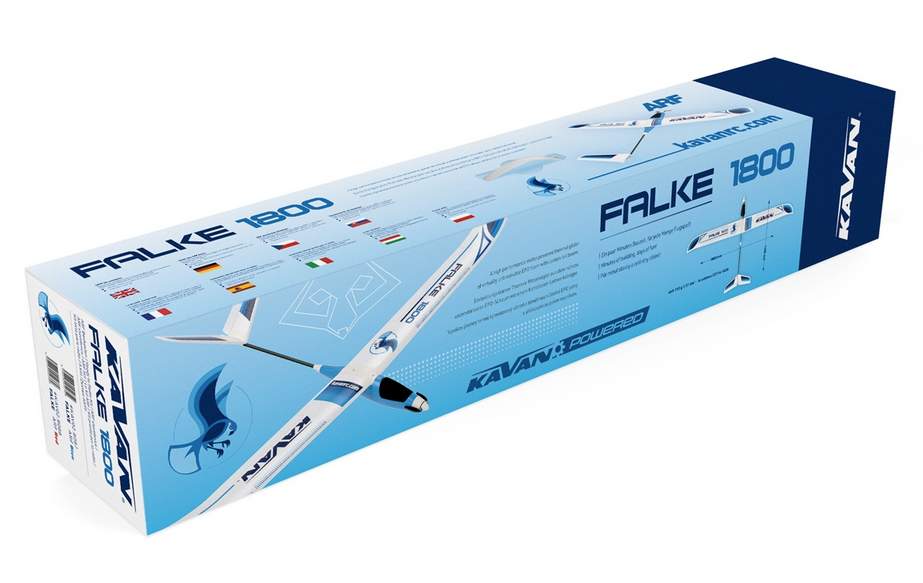 Motoplaneur Falke 1800mm PNP rouge Kavan Planeurs