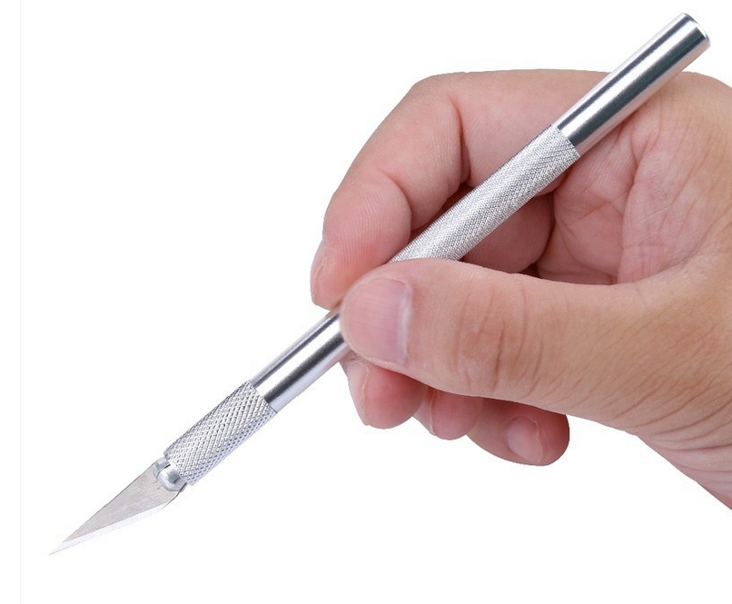 Couteau Scalpel de précision + 6 lames  Outillage
