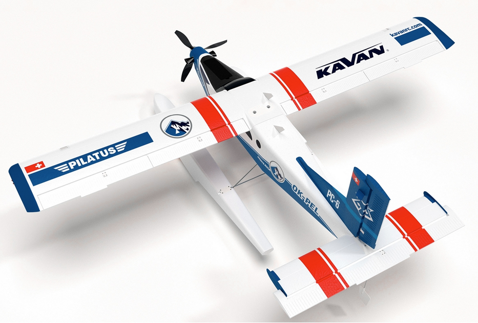 Pilatus PC-6 Porter 1500mm Bleu PNP Kavan Débutant / Trainer