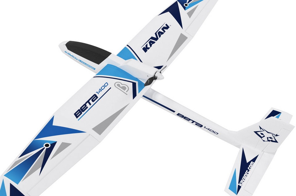 Planeur Beta 1400mm Bleu PNP Kavan Planeurs