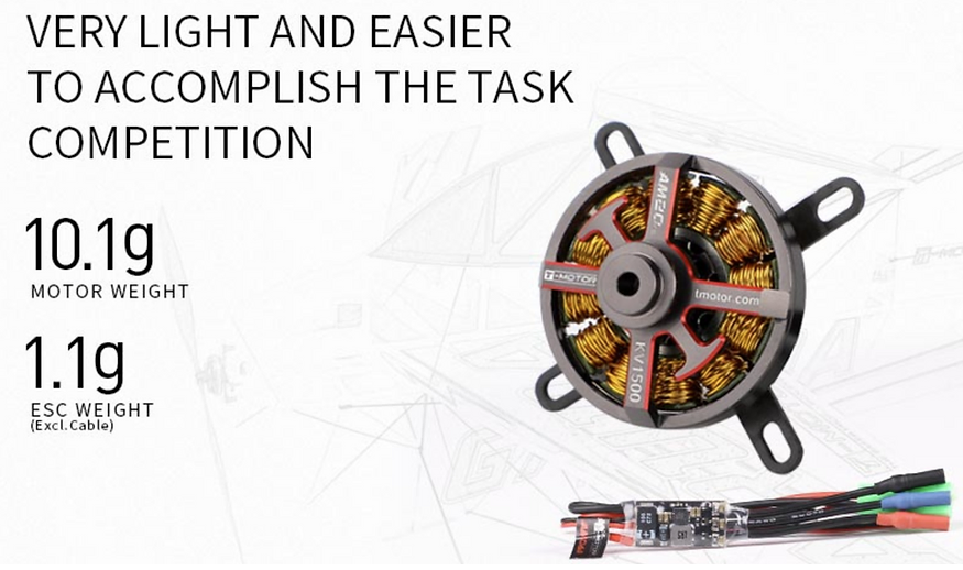 AM20 Pro 1900Kv Combo T-Motor