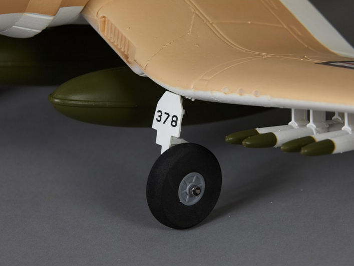 Warbird F4U Corsair jaune PNP 750mm Derbee Warbird