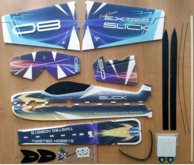 Extra Slick EPP 800mm Rc Factory Voltige