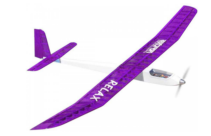 Planeur Relax 2000mm Violet ARF Extron Planeurs
