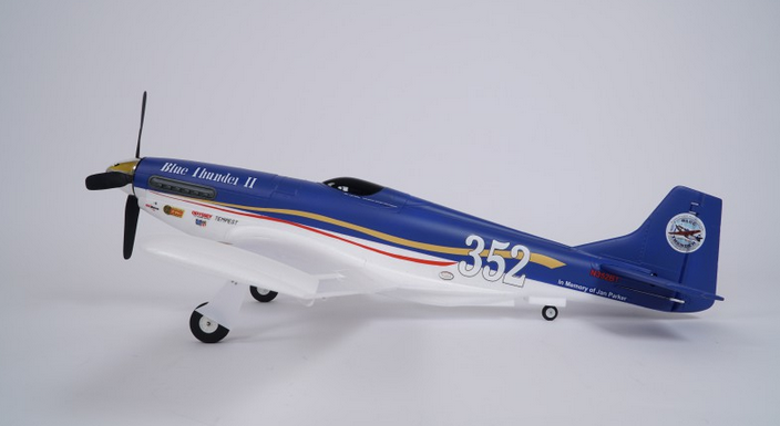 P51D Blue Thunder II 1100mm PNP FMS + Gyro Reflex