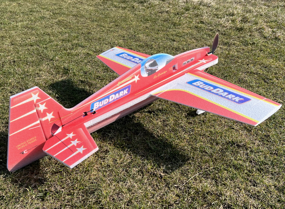 Laser XL 1060mm Rouge Rc Factory Voltige