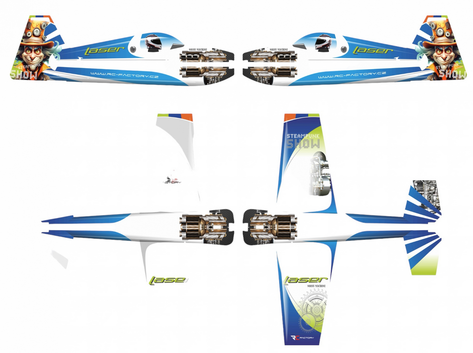 Laser XL 1060mm Bleu Rc Factory