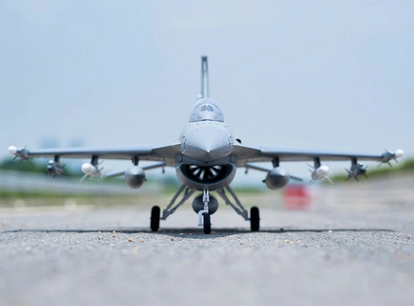 F16 Fighting Falcon EDF 64MM Gris PNP FMS Jet