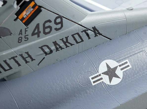 F16 Fighting Falcon EDF 64MM Gris PNP FMS Jet