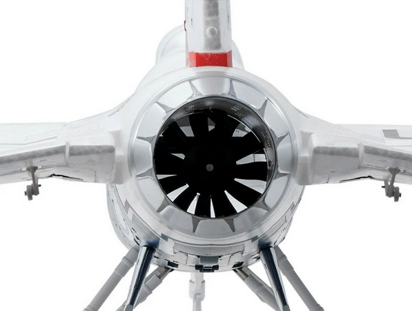 F16 Fighting Falcon EDF 64MM Gris PNP FMS Jet