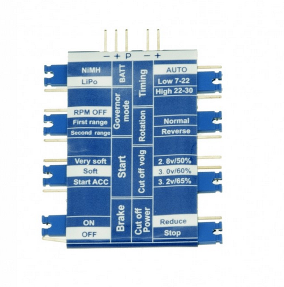 Carte de programmation pour Volta 15A Contrôleurs brushless et Bec