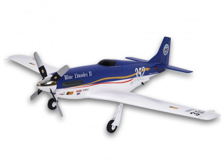 P51D Blue Thunder II 1100mm PNP FMS + Gyro Reflex