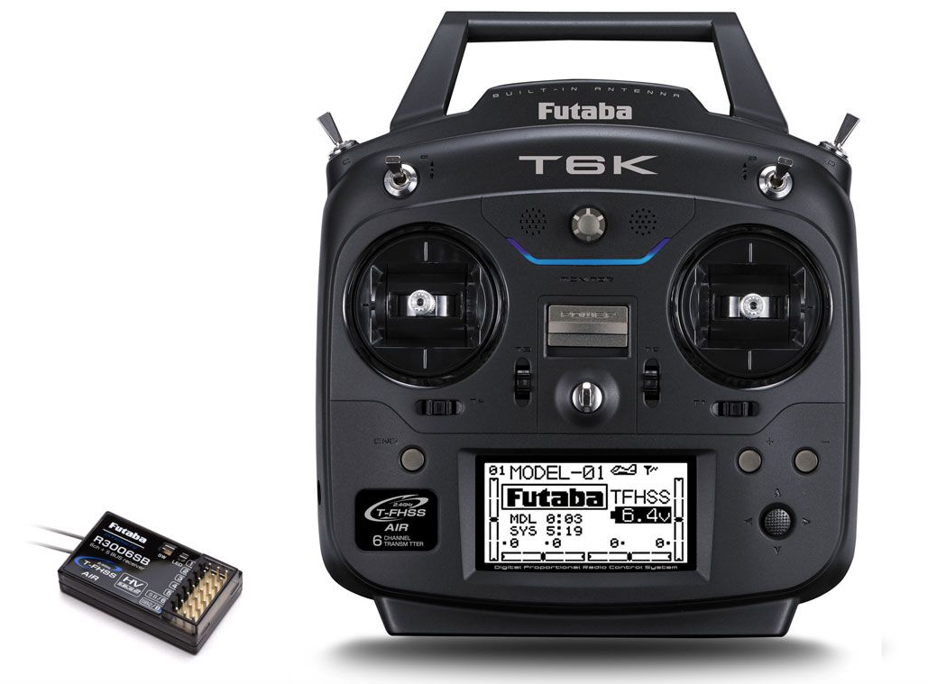 Radio 6K V3S  + recepteur R3008SB Futaba Mode 1