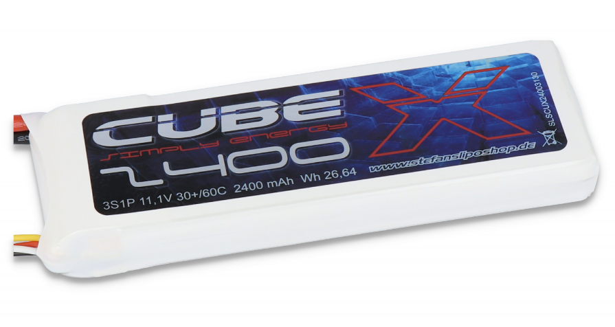 SLS X-CUBE 2400mAh 3S1P 11,1V 30C/60C