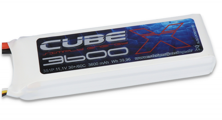 SLS X-CUBE 3600mAh 3S1P 11,1V 30C/60C