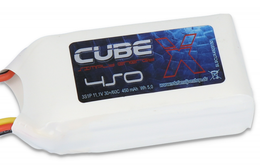 SLS X-CUBE 450mAh 3S1P 11,1V 30C/60C