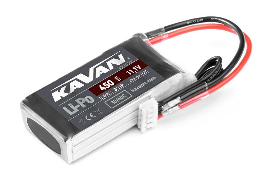 Accu Lipo 450mAh 3S 30/60C Kavan Lipo 3S (11,1V)