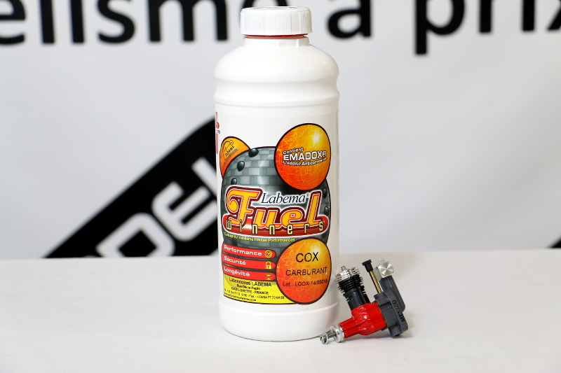 Carburant LABEMA 1L 25% nitro (spécial moteur COX)