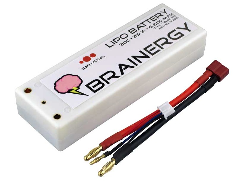 BRAINERGY LiPo 2s1p 7.4V 6.600mAh 30C hardcase