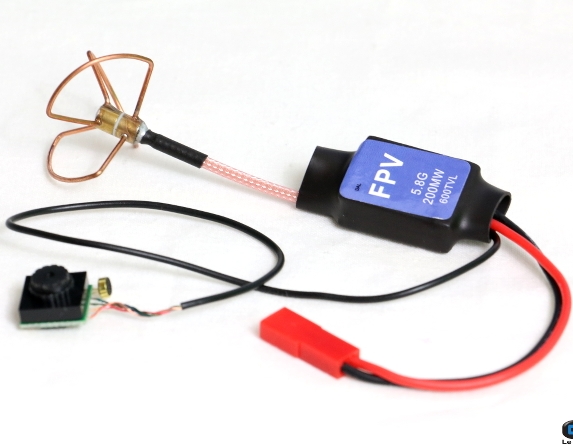 Emetteur micro 5.8Ghz 200mw avec micro caméra