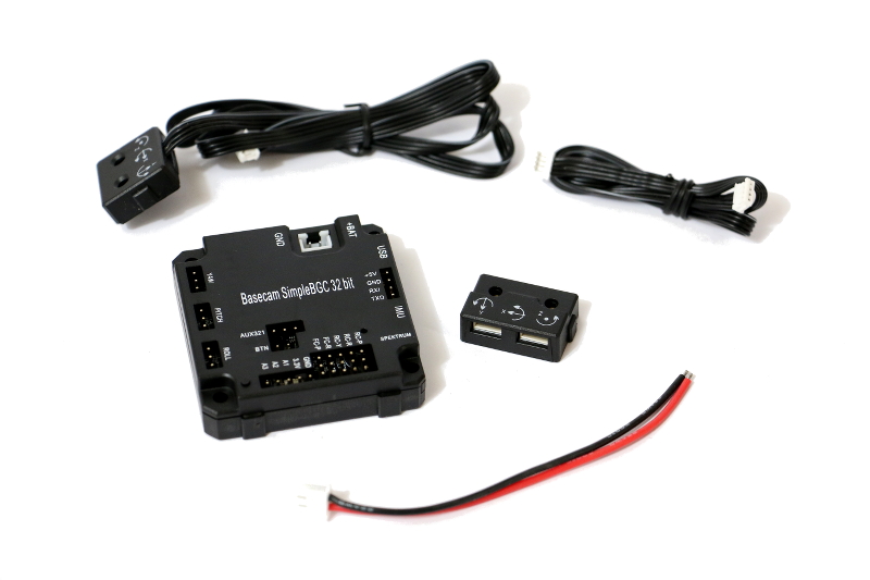 Carte Alexmos 3 axes 32 bits avec 2 IMU avec boitier