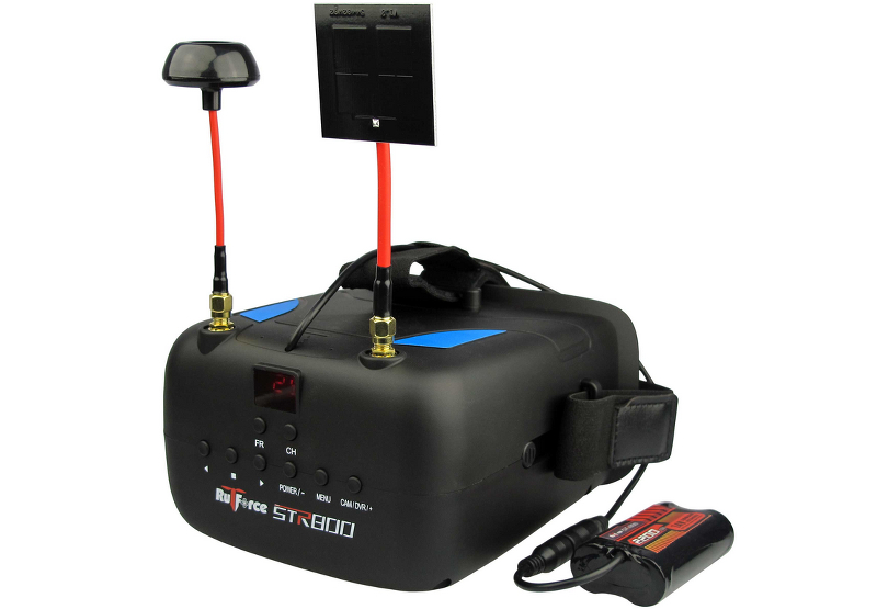 CASQUE STR800 VR FPV + Accu Lipo 2200mAh 2s YUKI MODEL