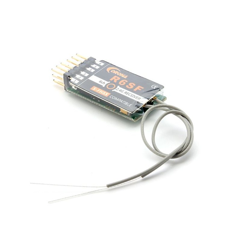 Recepteur R6SF Corona 6 voies compatible FUTABA