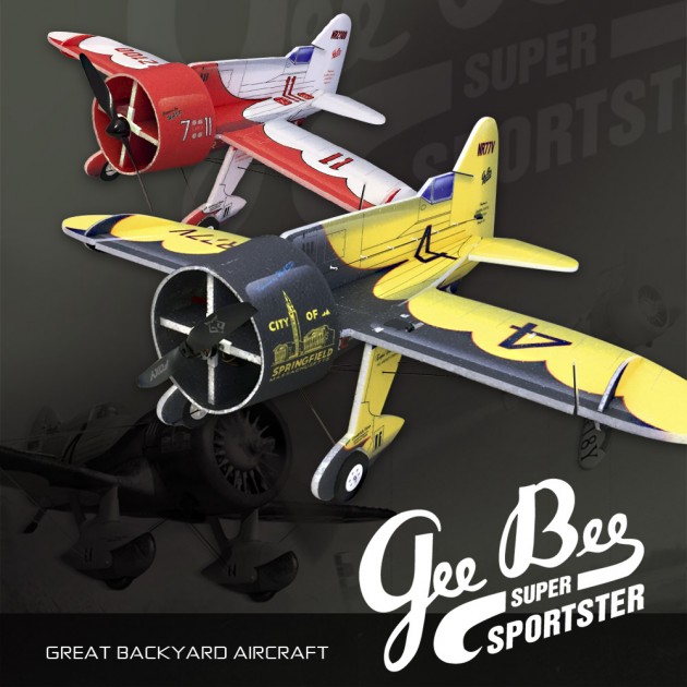 Geebee Jaune EPP 800mm RcFactory Voltige