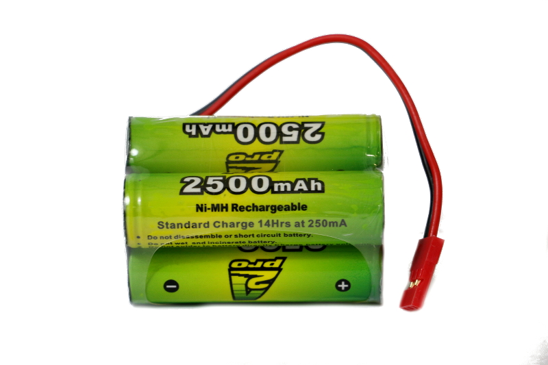 Pack NIMH 6V AA 2500 mAh