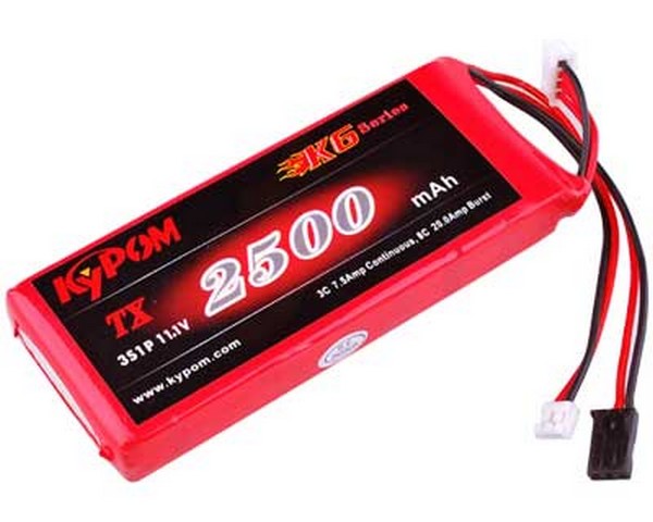 Accu lipo pour emetteur 2500mAh 3S