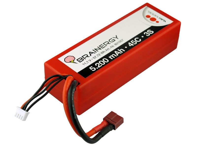 LiPo 3s1p 11,1V 5200mAh 45C BRAINERGY